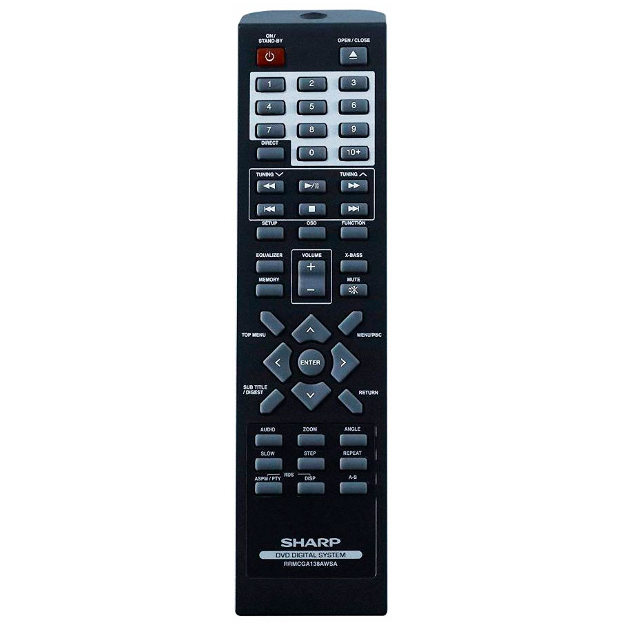 Пульт для Sharp 92L850R1000194 (фото пульта) Пульт для Sharp 92L850R1000194 (фото пульта)