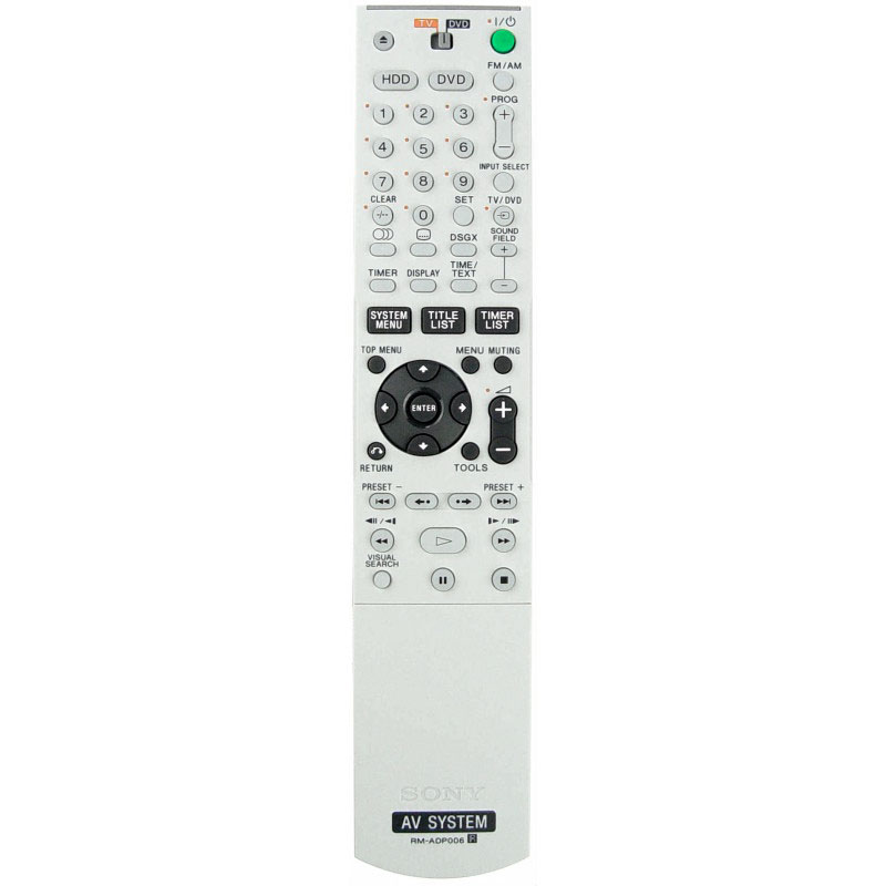 Оригинальный пульт для SONY RM-ADP006 Оригинальный пульт для SONY RM-ADP006