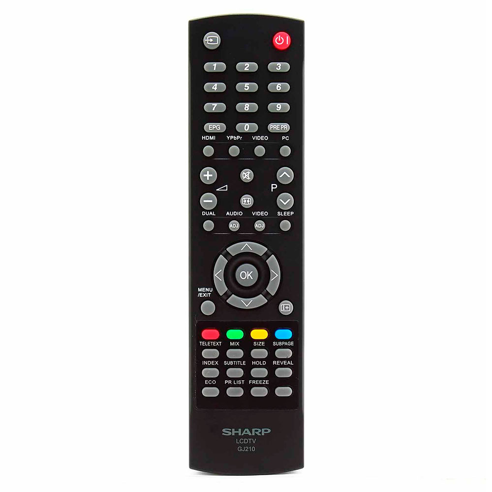 Оригинальный пульт для Sharp GJ210 = 9JR9800000002 Оригинальный пульт для Sharp GJ210 = 9JR9800000002