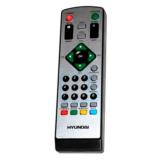 Оригинальный пульт для Hyundai DVB-T210 Version 1 Оригинальный пульт для Hyundai DVB-T210 Version 1