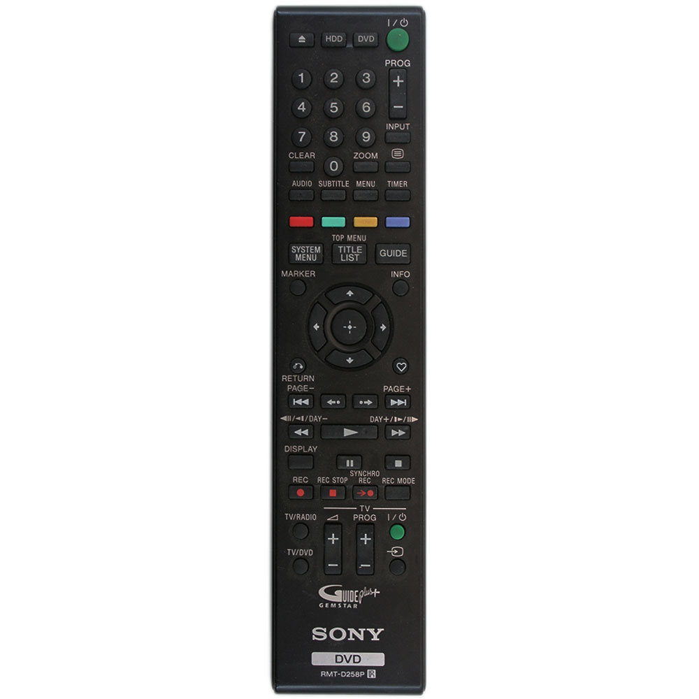 Пульт для Sony RMT-D258P (фото пульта) Пульт для Sony RMT-D258P (фото пульта)