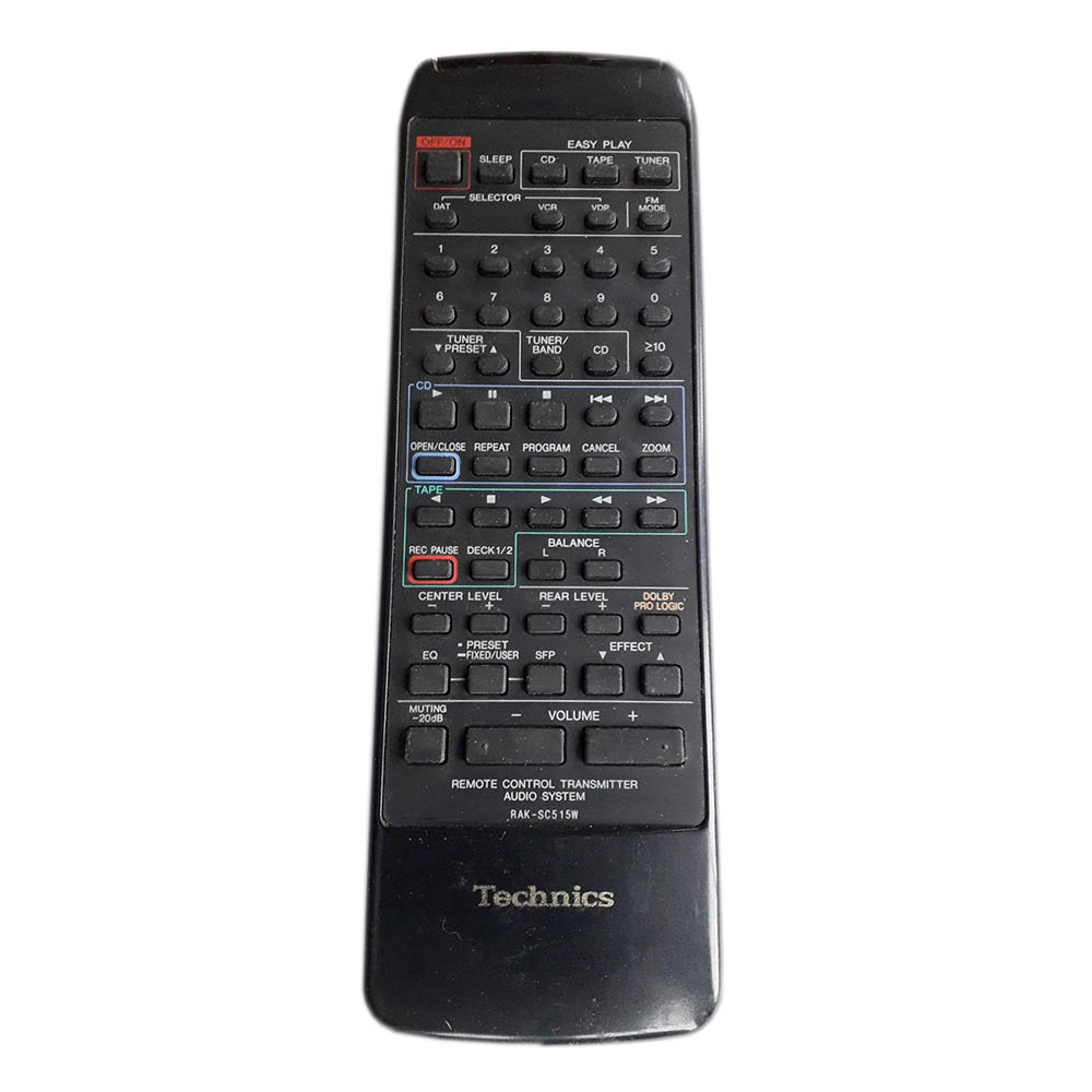 Пульт для Technics RAK-SC515W (фото пульта) Пульт для Technics RAK-SC515W (фото пульта)