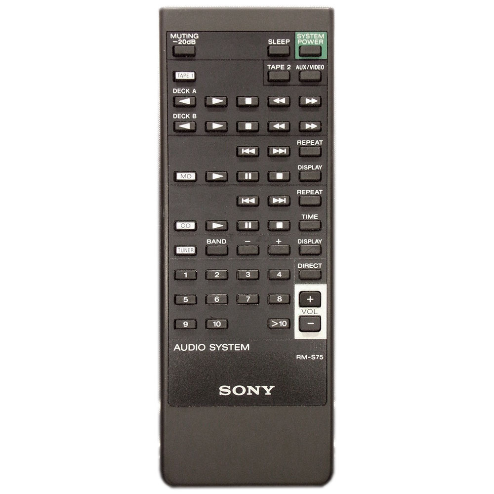Пульт для Sony RM-S75 (фото пульта) Пульт для Sony RM-S75 (фото пульта)