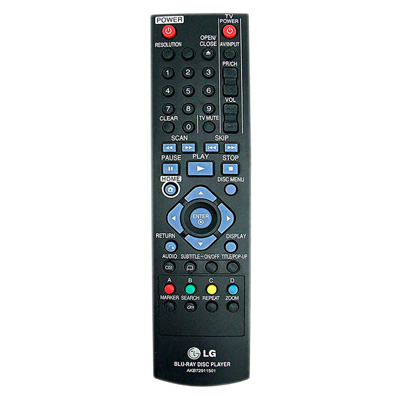 Оригинальный пульт для LG AKB72911501 (фото пульта) Оригинальный пульт для LG AKB72911501 (фото пульта)