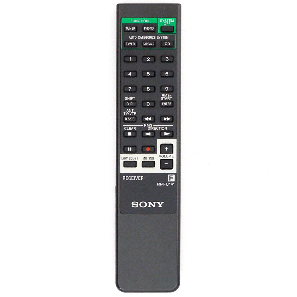 Пульт для Sony RM-U141 (фото пульта) Пульт для Sony RM-U141 (фото пульта)