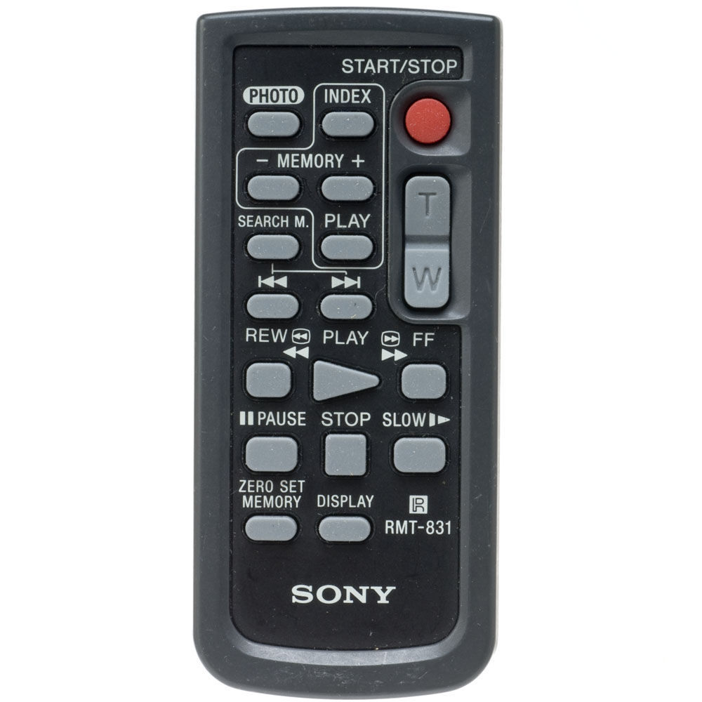 Оригинальный пульт для Sony RMT-831 (фото пульта) Оригинальный пульт для Sony RMT-831 (фото пульта)