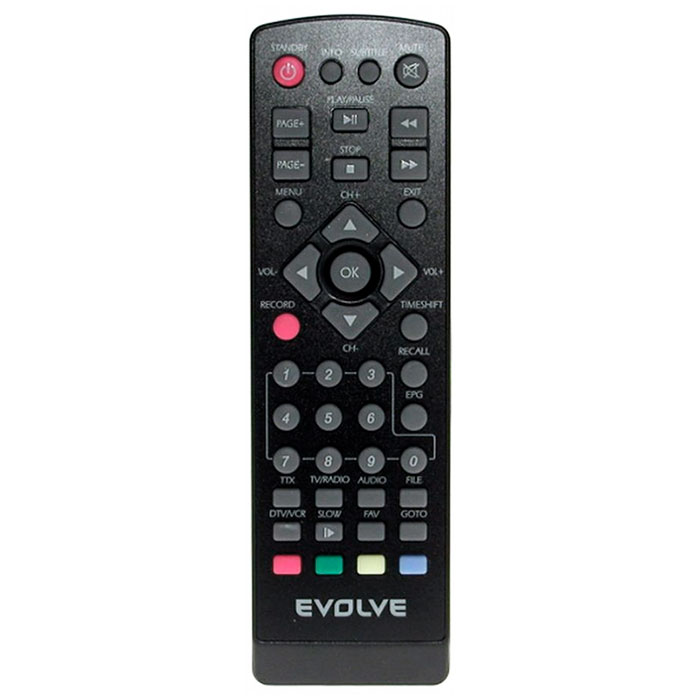 Оригинальный пульт для EVOLVE DT-2025, DT-2030, DVT1050TWPVR, Mercury Оригинальный пульт для EVOLVE DT-2025, DT-2030, DVT1050TWPVR, Mercury