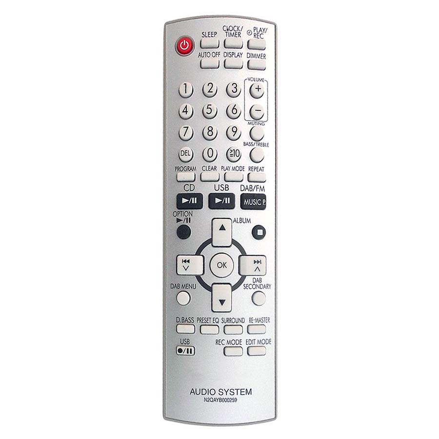 Пульт для Panasonic N2QAYB000259 Пульт для Panasonic N2QAYB000259