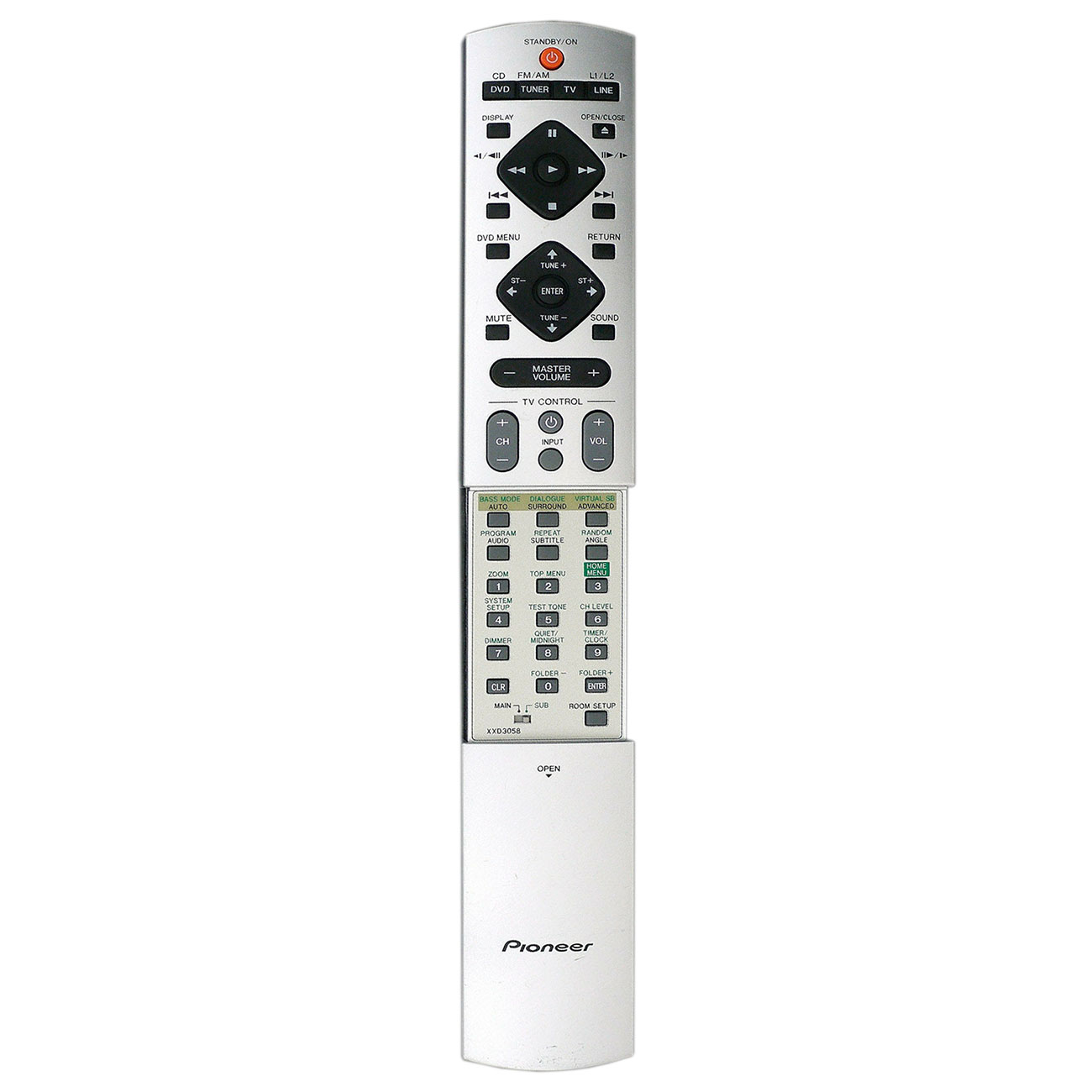 Оригинальный пульт для Pioneer XXD3058 Оригинальный пульт для Pioneer XXD3058