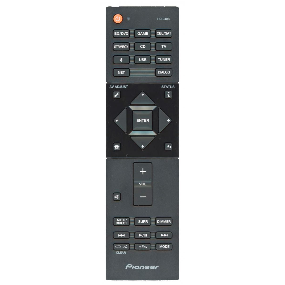 Пульт для Pioneer RC940S Пульт для Pioneer RC940S