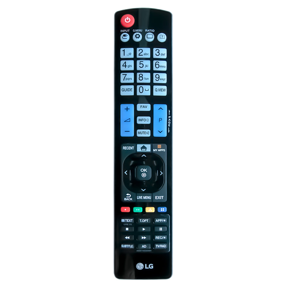 Пульт для LG AKB74455401, AKB74115502 (фото пульта) Пульт для LG AKB74455401, AKB74115502 (фото пульта)