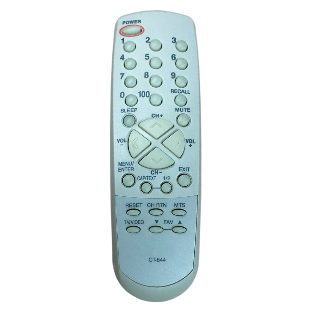Пульт для Toshiba CT-844 (фото пульта) Пульт для Toshiba CT-844 (фото пульта)
