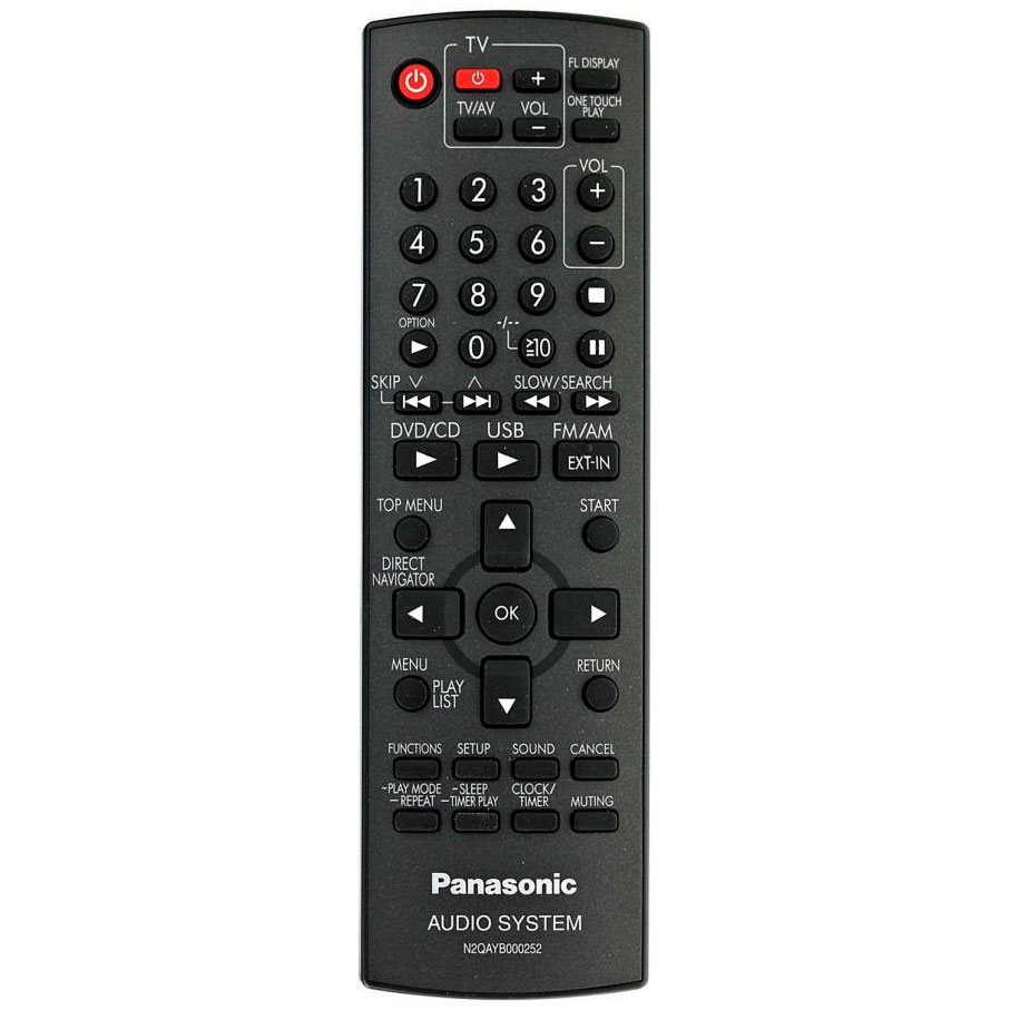 Оригинальный пульт для PANASONIC N2QAYB000252 Оригинальный пульт для PANASONIC N2QAYB000252