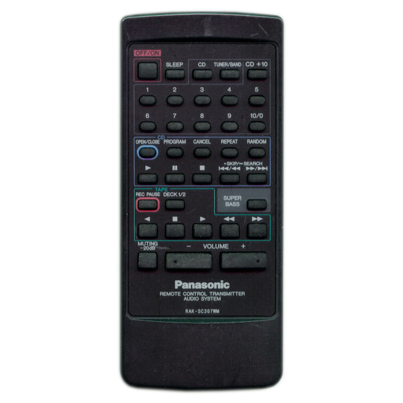 Пульт для Panasonic RAK-SC307WM (фото пульта) Пульт для Panasonic RAK-SC307WM (фото пульта)