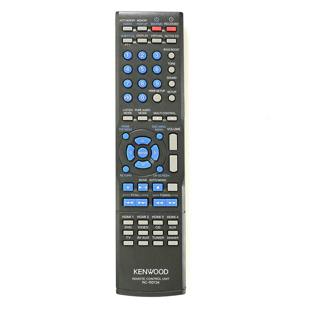 Пульт для Kenwood RC-R0734 (фото пульта) Пульт для Kenwood RC-R0734 (фото пульта)