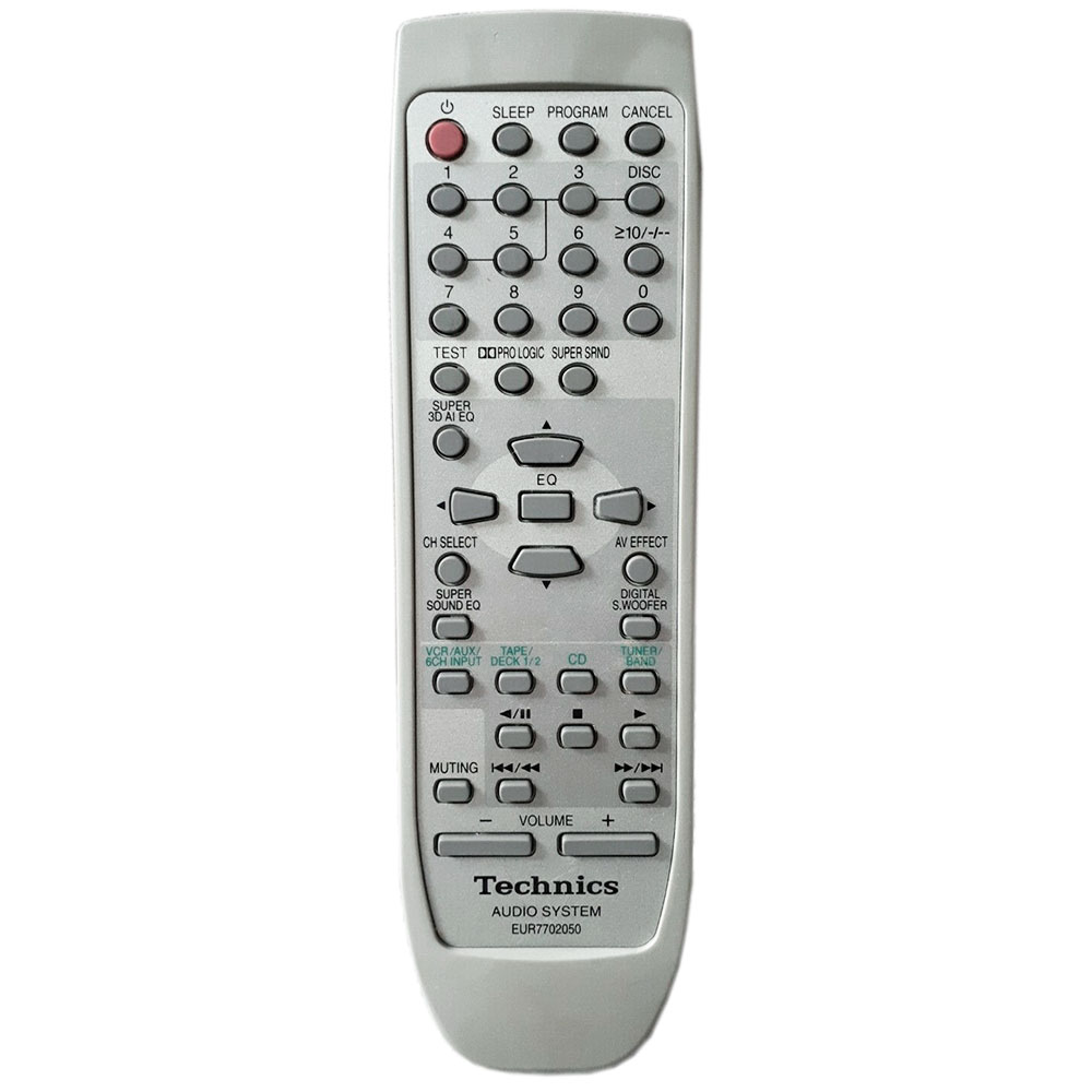 Пульт для TECHNICS EUR7702050 = EUR7702270W (фото пульта) Пульт для TECHNICS EUR7702050 = EUR7702270W (фото пульта)