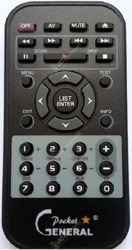 Пульт для Pioneer CARTSBX300 (фото аналога) Пульт для Pioneer CARTSBX300 (фото аналога)