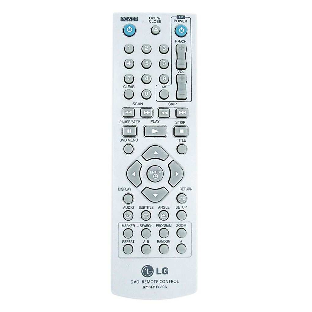 Оригинальный пульт для LG 6711R1P089A (фото пульта) Оригинальный пульт для LG 6711R1P089A (фото пульта)