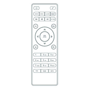 Пульт для Auna Connect 120 Internet Radio (10029866, 10029867)