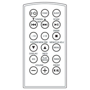 Пульт для Auna KR-400 CD Kitchen Radio (10031880, 10031894)