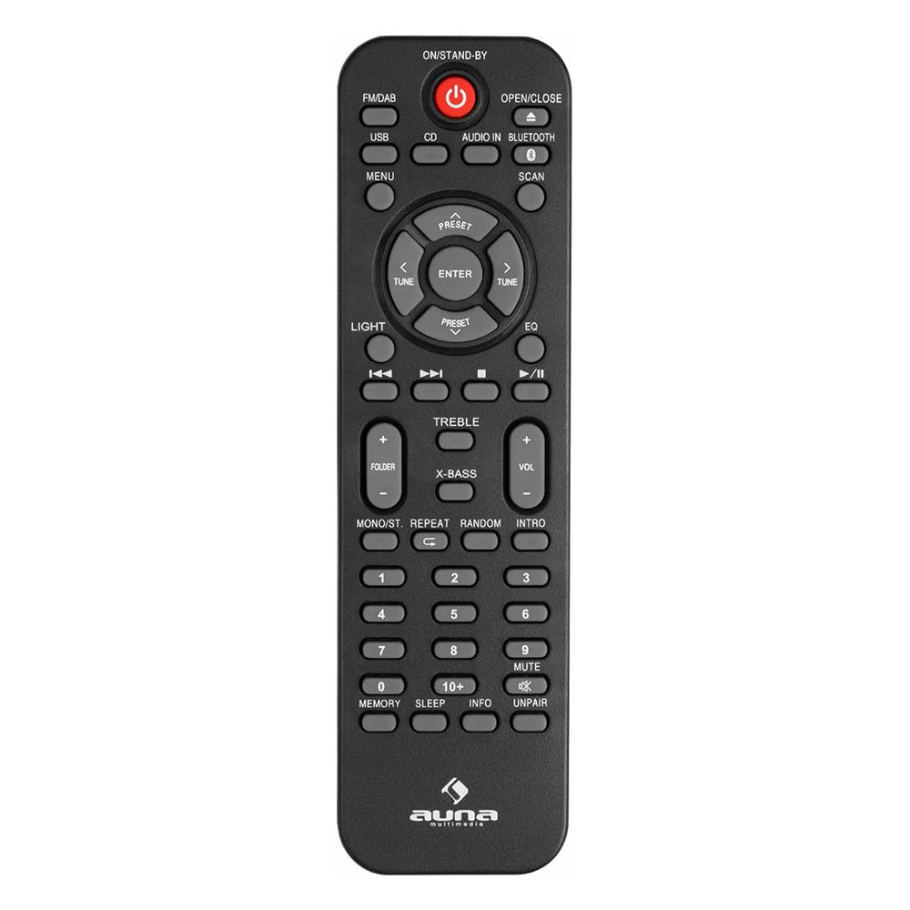 Пульт для Auna V-20 DAB Stereo System (10031466, 10031467) Пульт для Auna V-20 DAB Stereo System (10031466, 10031467)