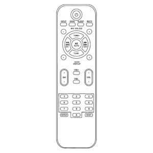 Пульт для Auna Line 100 A 2.0 Stand Speakers (10033072)