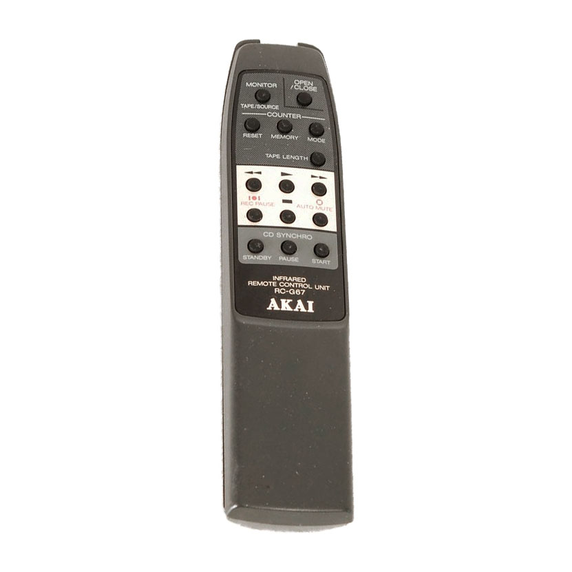 Пульт для Akai RC-G67 (GX-69, GX-67) Пульт для Akai RC-G67 (GX-69, GX-67)