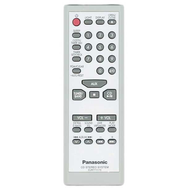 Пульт для Panasonic EUR7711170 (SA-EN17) Пульт для Panasonic EUR7711170 (SA-EN17)