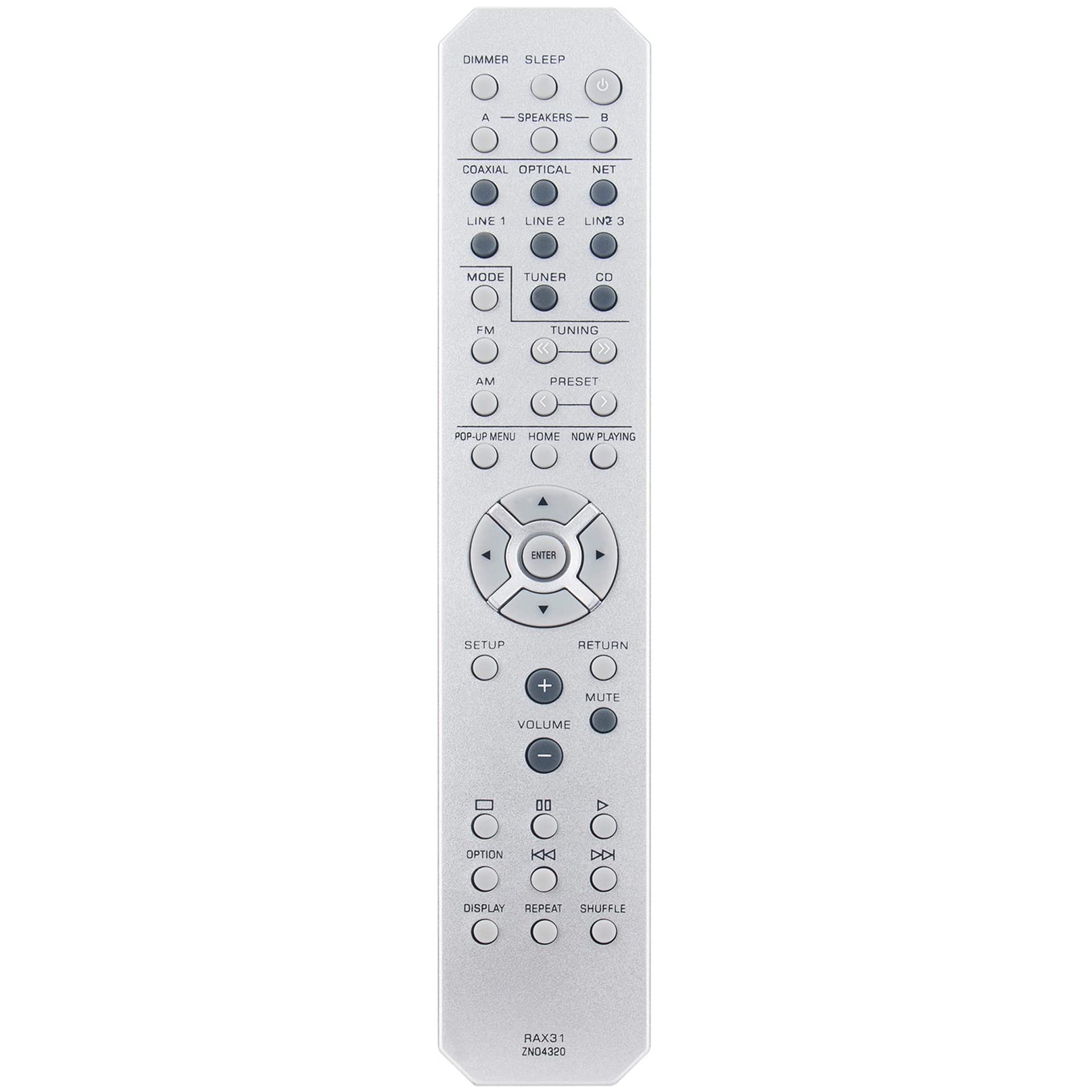 Пульт для Yamaha RAX31 (ZN043200) Пульт для Yamaha RAX31 (ZN043200)