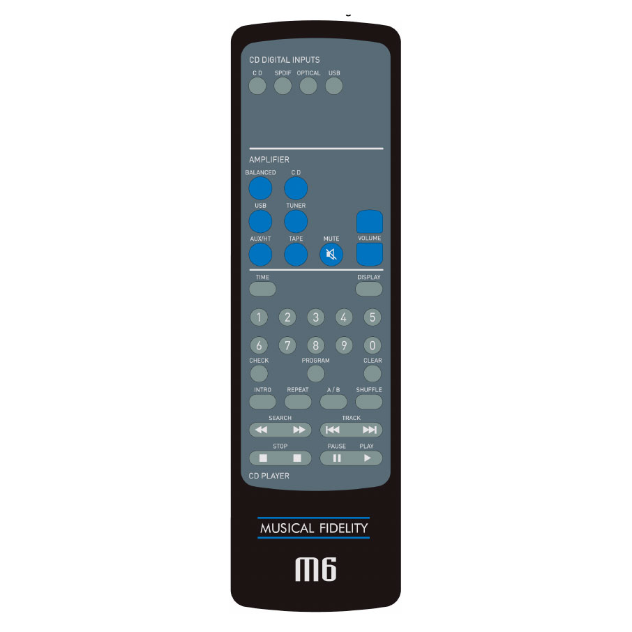 Пульт для Musical Fidelity M6SI Пульт для Musical Fidelity M6SI