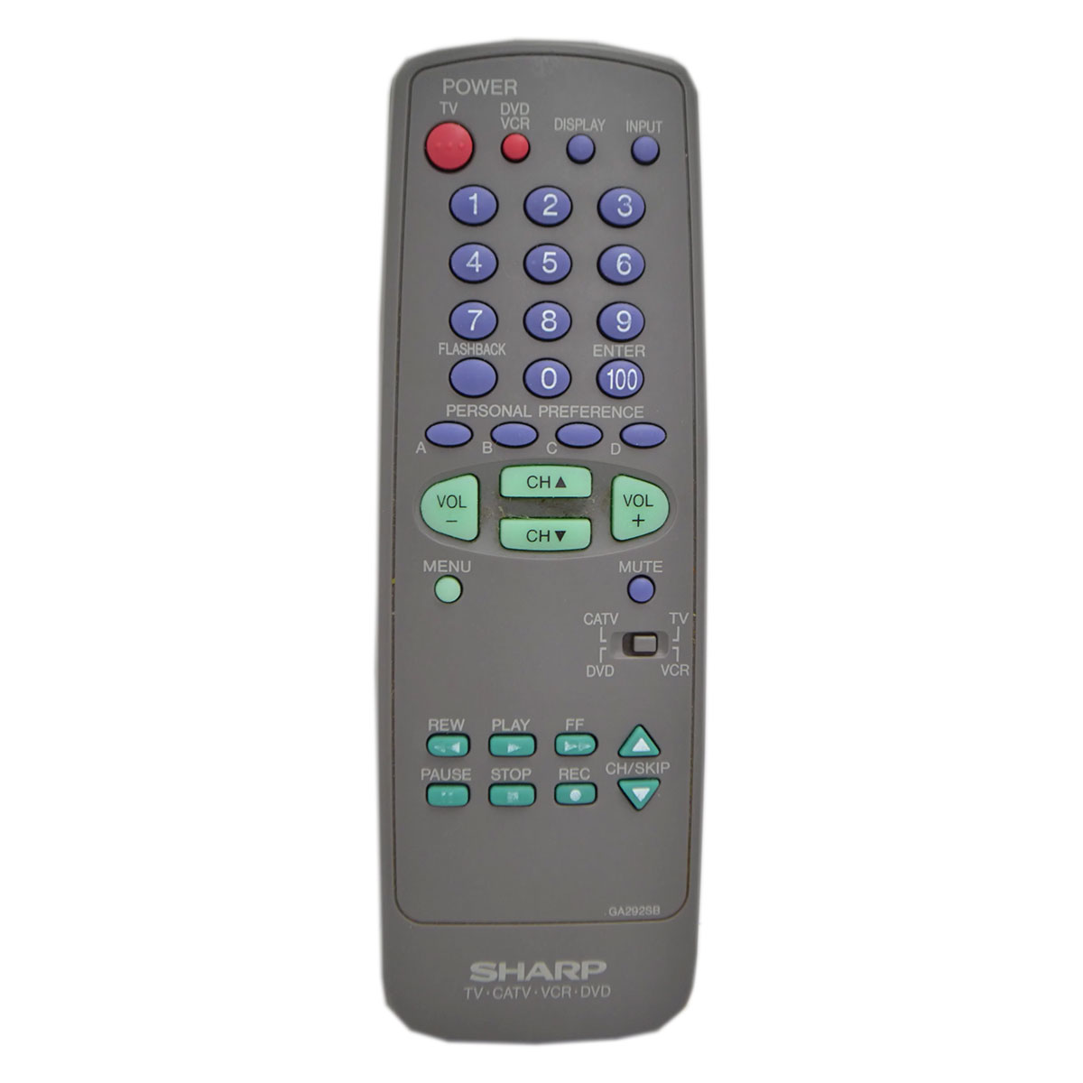 Пульт для Sharp GA292SB Пульт для Sharp GA292SB