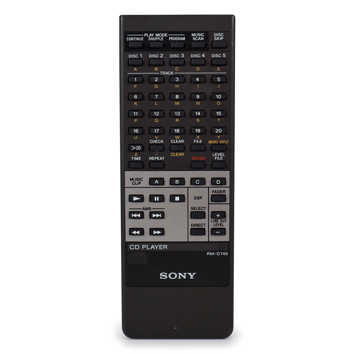 Пульт для SONY RM-D745 Пульт для SONY RM-D745