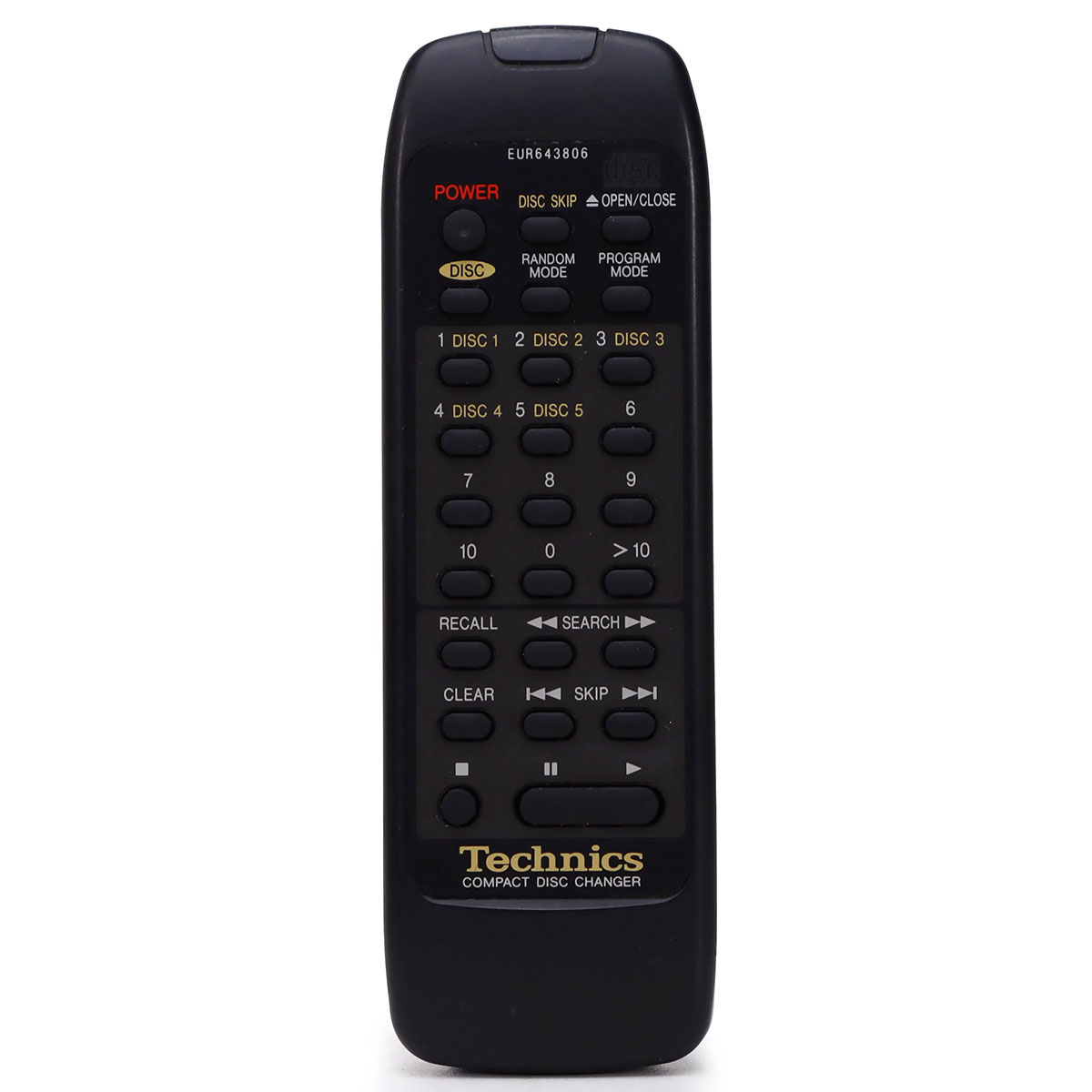 Пульт для Technics EUR643806 Пульт для Technics EUR643806