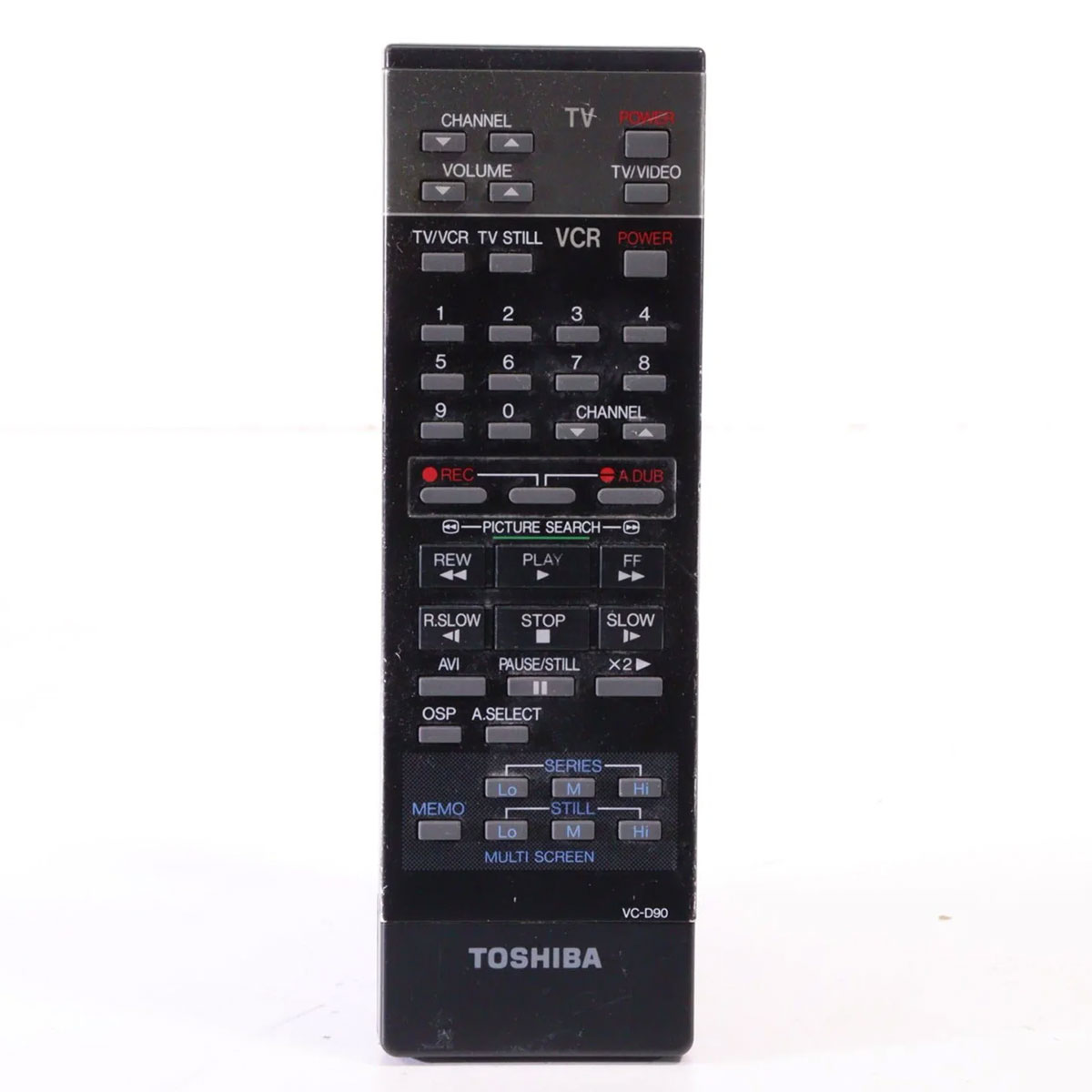 Пульт для Toshiba VC-D90 Пульт для Toshiba VC-D90