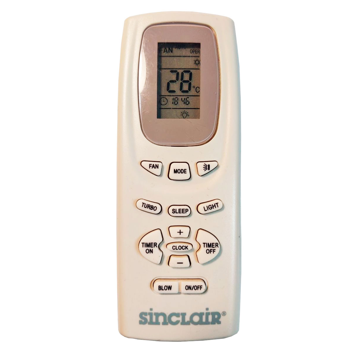 Пульт для кондиционера Sinclair YK1F (аналог) Пульт для кондиционера Sinclair YK1F (аналог)