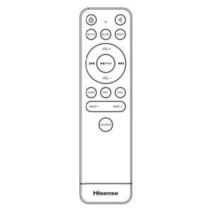 Пульт для Hisense RCHS214 (аналог)