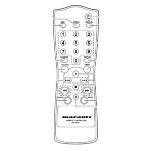 Пульт для MARANTZ RC110CD