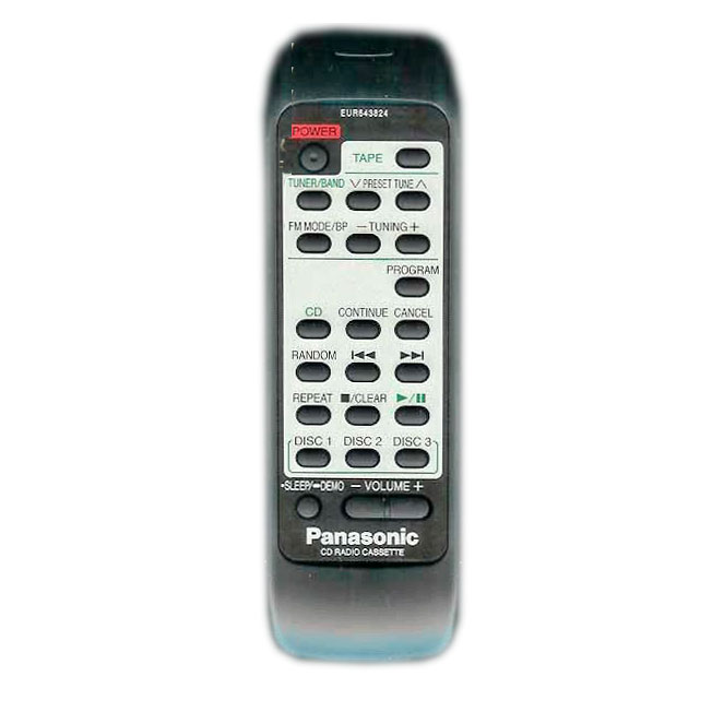 Пульт для Panasonic EUR643824 Пульт для Panasonic EUR643824