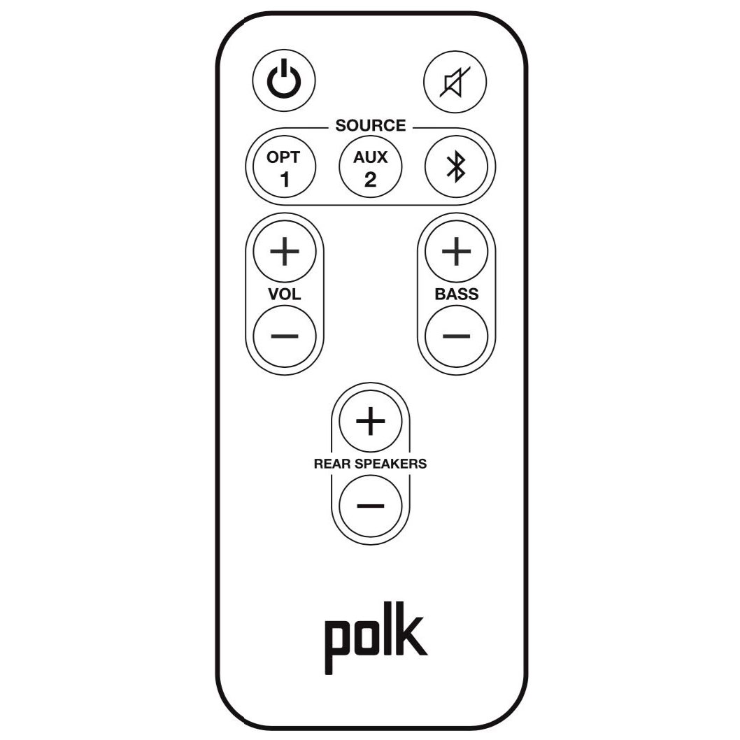 Пульт для Polkaudio RE95201 Пульт для Polkaudio RE95201