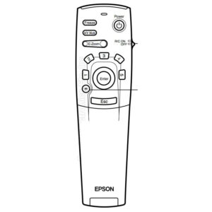 Пульт для проектора Epson 1102130 (аналог)