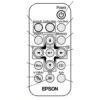 Пульт для проектора Epson 1266449 (аналог)