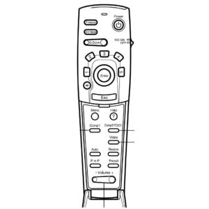 Пульт для проектора Epson 6004935 (аналог)