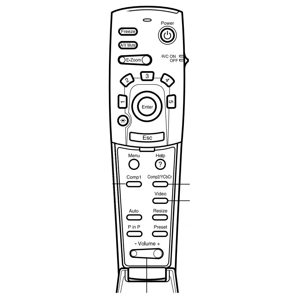Пульт для проектора Epson 6004935 (аналог) Пульт для проектора Epson 6004935 (аналог)