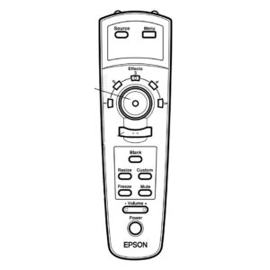 Пульт для проектора Epson 7544009 (аналог)