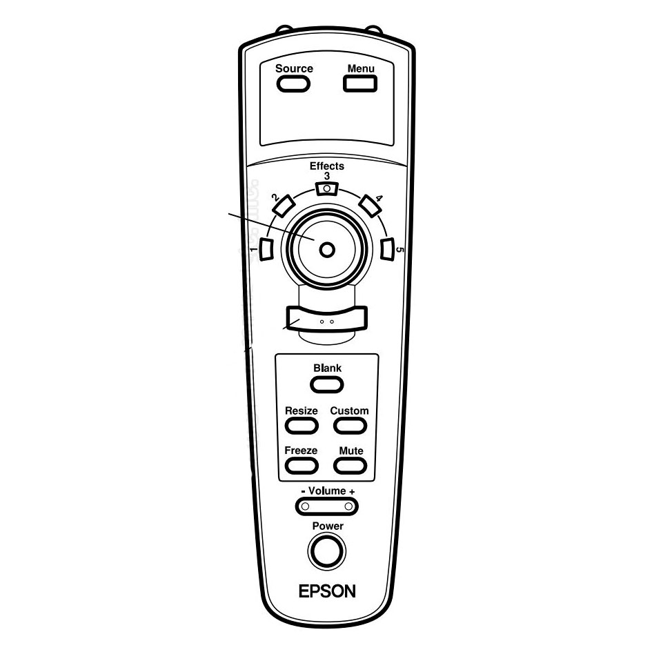 Пульт для проектора Epson 7544009 (аналог) Пульт для проектора Epson 7544009 (аналог)