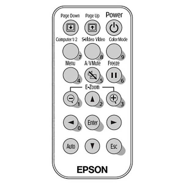 Пульт для проектора Epson V12H007T13 (аналог) Пульт для проектора Epson V12H007T13 (аналог)