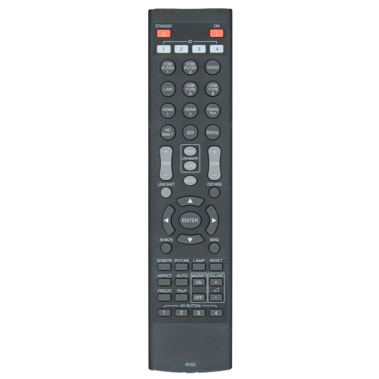 Пульт для проектора Hitachi R103 (аналог) Пульт для проектора Hitachi R103 (аналог)