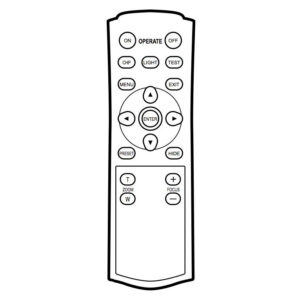 Пульт для проектора JVC RM-MH10KG (аналог)