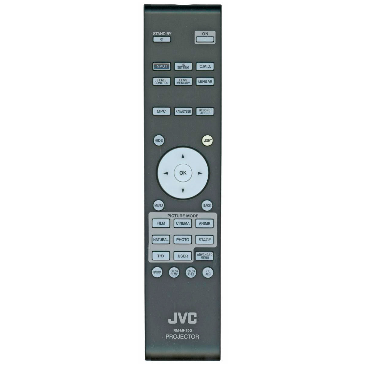 Пульт для проектора JVC RM-MH20G (аналог) Пульт для проектора JVC RM-MH20G (аналог)