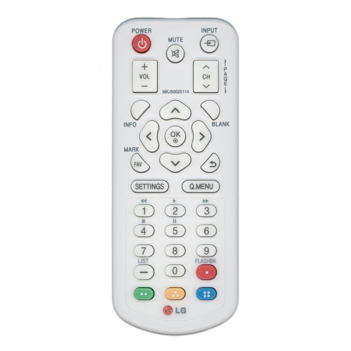 Пульт для проектора LG MKJ50025114 (аналог) Пульт для проектора LG MKJ50025114 (аналог)